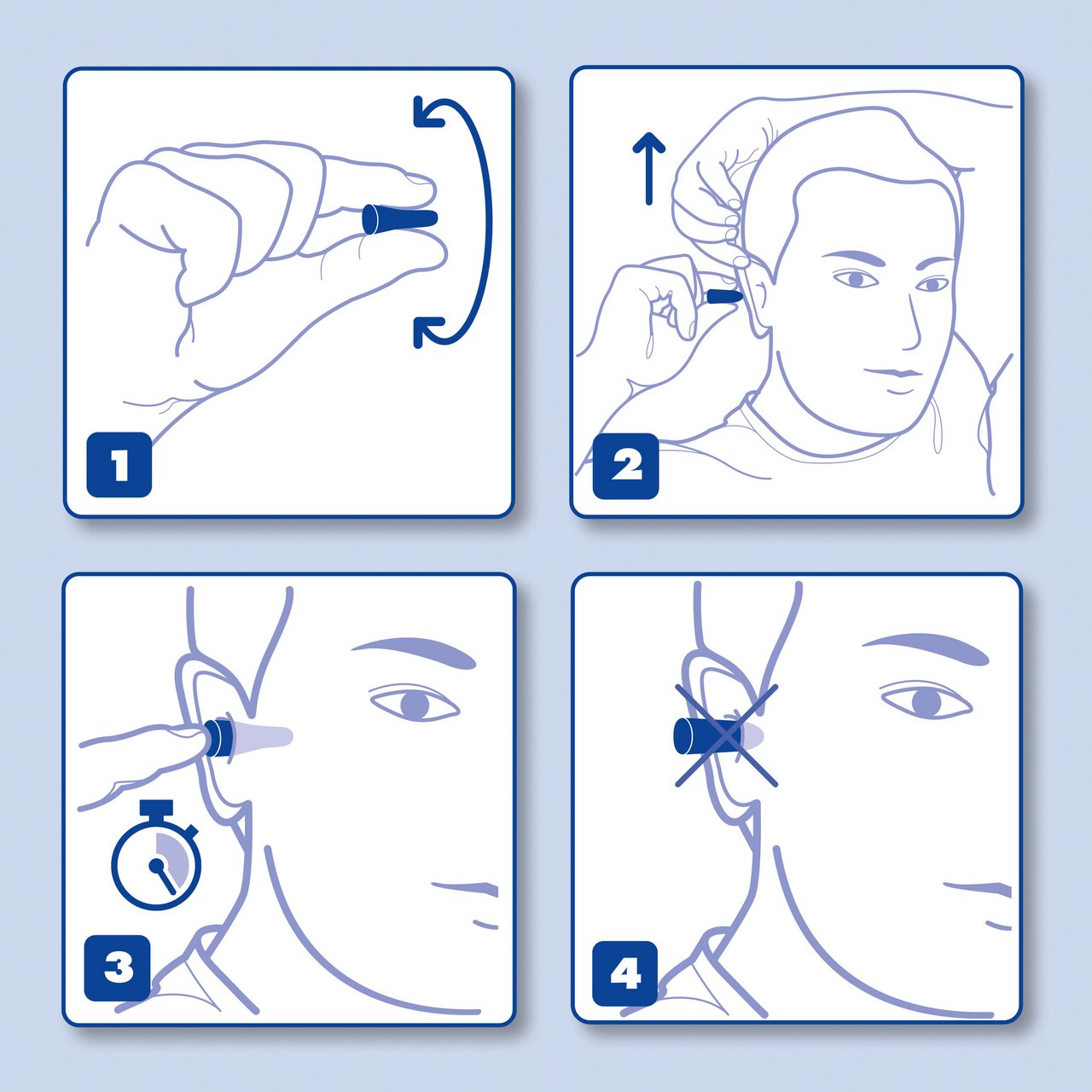 Aufsetzanleitung Ohrenstöpsel