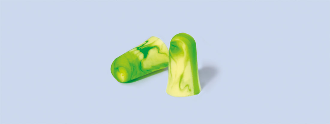 Gehörschutzstöpsel aus Schaumstoff Gehörschutzstöpsel aus Schaumstoff