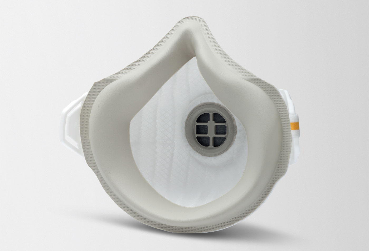 Innenseite einer FFP Atemschutzmaske